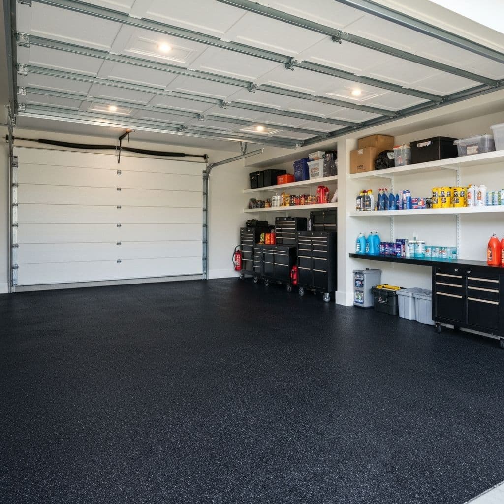 Epoxy floor finish examples