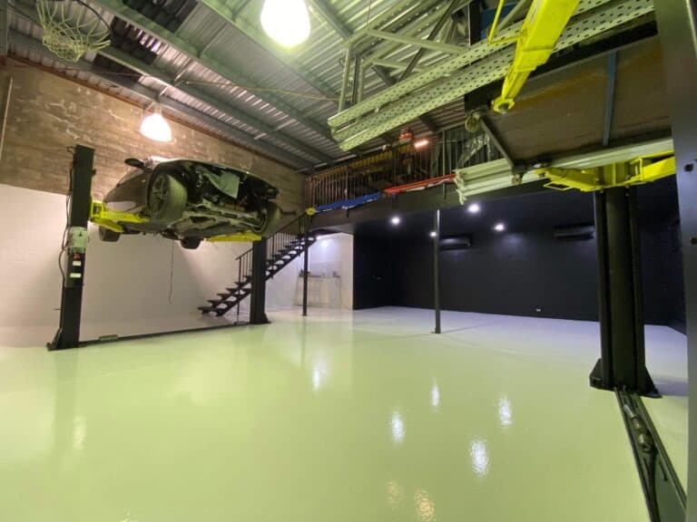 Commercial epoxy flooring